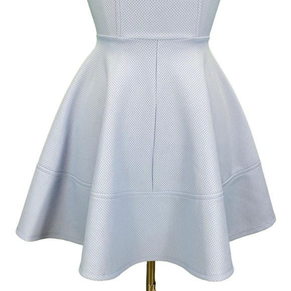 Lulu’s Baby Blue Home Before Daylight Mini Skater Dress - Picture 4 of 16